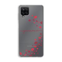 Kusjes: Samsung Galaxy A12 Transparant Hoesje