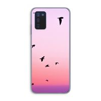 Fly away: Samsung Galaxy A03s Transparant Hoesje