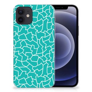 iPhone 12 | 12 Pro (6.1") Hoesje maken Cracks Blue