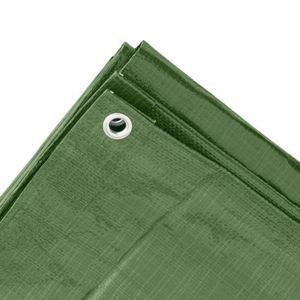 Groen afdekzeil / dekzeil - 4 x 5 meter - dekkleed / zeil