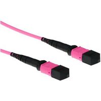 ACT 20 meter Multimode 50/125 OM4 glasvezel patchkabel polarity A met MTP female connectoren