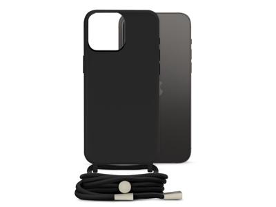Mobilize Mobilize Lanyard Gelly Case for Apple iPhone 14 Pro Max Black
