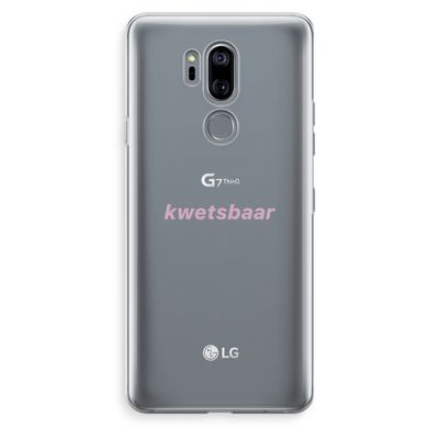 kwetsbaar: LG G7 Thinq Transparant Hoesje