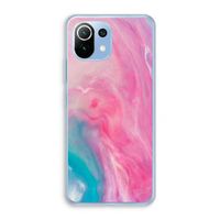 Roze explosie: Xiaomi Mi 11 Lite Transparant Hoesje