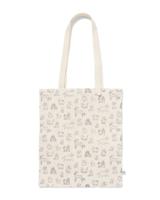 HEMA Canvas tas 42x36cm hondendessin oprolbaar