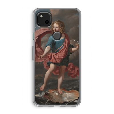 Soap Bubbles: Google Pixel 4a Transparant Hoesje