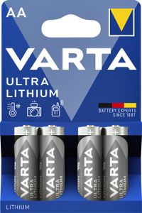 Varta 4x AA Lithium Wegwerpbatterij