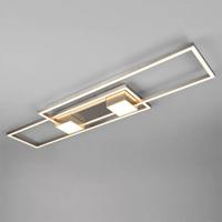 Trio Led plafondlamp 100x28Albany rvs - 647710407