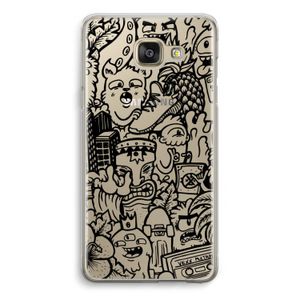 Vexx Black Mixtape: Samsung Galaxy A5 (2016) Transparant Hoesje