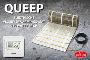 Best-Design Queep elektrische vloerverwarmings-mat 1.0 m2