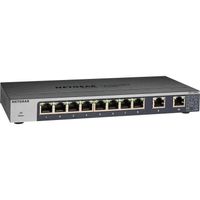 Netgear GS110MX 8-Port Gigabit Ethernet Unmanaged Switch met 2-Port 10G/Multi-Gig Uplinks switch - thumbnail