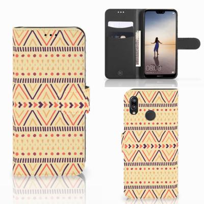 Huawei P20 Lite | Telefoon Hoesje | Aztec Yellow