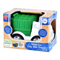 Play bio based vuilniswagen wit groen