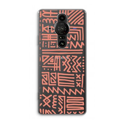 Marrakech Pink: Sony Xperia Pro-I Transparant Hoesje