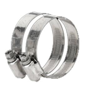 RVS slangklem 1¼" - 1½"