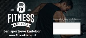 Fitnesskoerier Kadobon - Geef een Voucher kado - Direct Printbaar