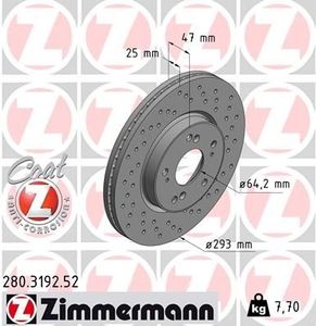 Remschijf SPORT REMSCHIJF COAT Z 280319252