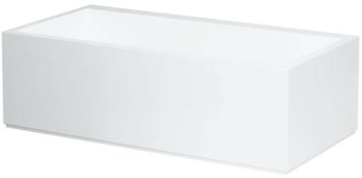 Laufen Kartell ligbad met ligzijde rechts 170x86cm mat wit solid surface