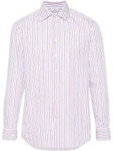 ETRO chemise en coton à rayures - Blanc