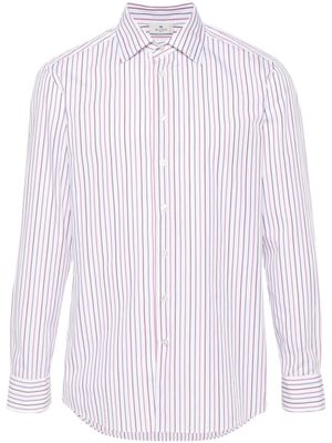 ETRO chemise en coton à rayures - Blanc