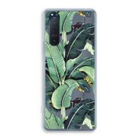 Bananenbladeren: Sony Xperia 5 II Transparant Hoesje