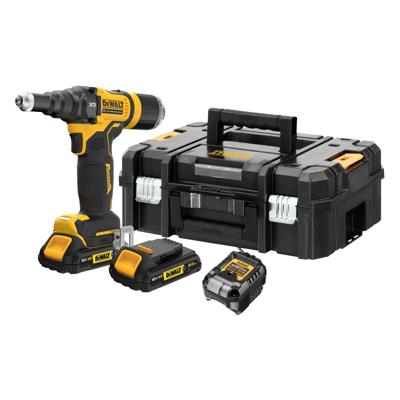 DeWalt DCF403D2GT-QW Accu Klinknagelpistool | 4,8 mm | XR 18V | 2x 2,0Ah Accu&apos;s + lader | In koffer - DCF403D2GT-QW