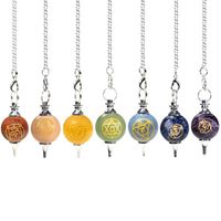 Pendel Edelsteen Chakra Set van 7