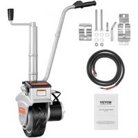 VEVOR Aanhanger aanhangwagen neuswiel 12V elektrische manoeuvreerhulp max trekgewicht 2268kg elektrisch 30,5-63cm in hoogte verstelbaar 6,7m/min