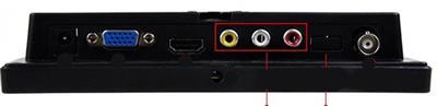 7 inch LED monitor with BNC/VGA/AV connection