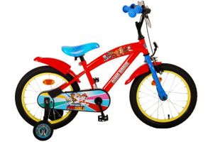 Paw Patrol Kinderfiets Jongens 16 inch Rood Blauw