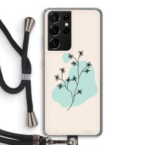 Love your petals: Samsung Galaxy S21 Ultra Transparant Hoesje met koord