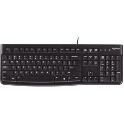 Logitech K120 Toetsenbord USB Zwart UK International