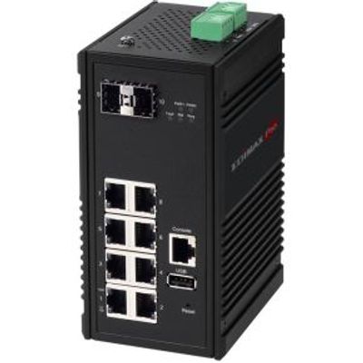 Edimax IGS-5208 netwerk-switch Managed Gigabit Ethernet (10/100/1000) Zwart