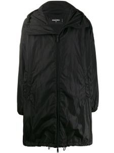 DSQUARED2 imperméable à logo - Noir