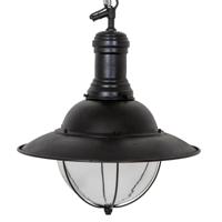 Messing Hanglamp Corsair Antiek Zwart