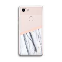 A touch of peach: Google Pixel 3 Transparant Hoesje