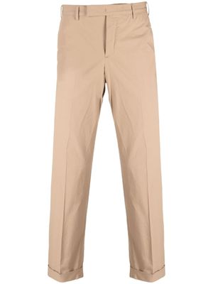 PT Torino pantalon de costume à coupe droite - Tons neutres