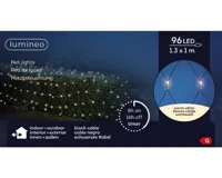 Lumineo Netverlichtingled 1.3x1m 96led warm wit Lumineo Netverlichtingled 1.3x1m 96led warm wit