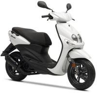 Plaatset 9-delig Edge voor Yamaha Neo's - vanaf bouwjaar 2008 tot 2011 - 2 en 4 takt model - glanzend wit