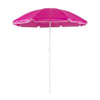 Verstelbare strand/tuin parasol roze 150 cm - Zonbescherming - Voordelige parasols - thumbnail