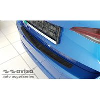 Zwart RVS Bumper beschermer passend voor Skoda Octavia IV Liftback 2020- 'Ribs' AV245250