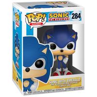 Pop Gaming: Sonic with Emerald - Funko Pop #284 - thumbnail