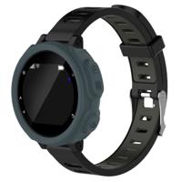 Effen kleur siliconen horloge beschermhoes voor de Garmin F235 / F750(Navy Blue)
