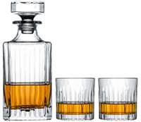 Cookinglife Whiskey Set (karaf & whiskeyglazen) Moville - 3 delige set - thumbnail