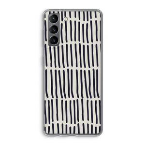 Moroccan stripes: Samsung Galaxy S21 Transparant Hoesje