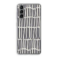 Moroccan stripes: Samsung Galaxy S21 Transparant Hoesje