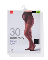 HEMA Fashion Zwangerschapspanty Met Stippen 40D Zwart (zwart) - thumbnail