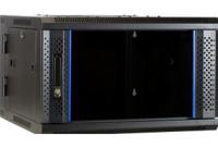 DSI 6U wandkast (kantelbaar) met glazen deur - DS6606-DOUBLE server rack 600 x 600 x 368mm