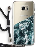 Zee golf: Samsung Galaxy S7 Edge Transparant Hoesje met koord