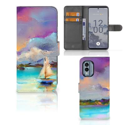 Hoesje Nokia X30 Boat | Portemonnee hoesje